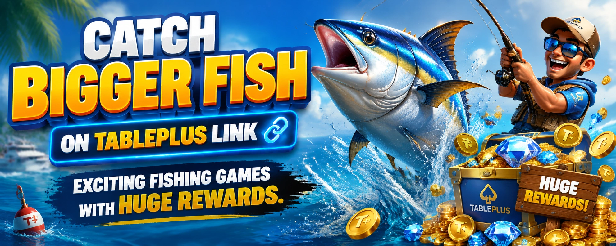 Arcade fishing interface optimized for smaller screens